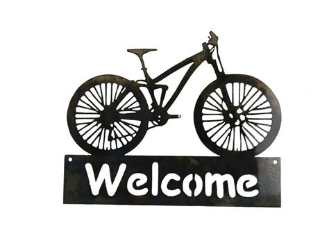 fabricated metal bicycle crank signs|Metal Signs .